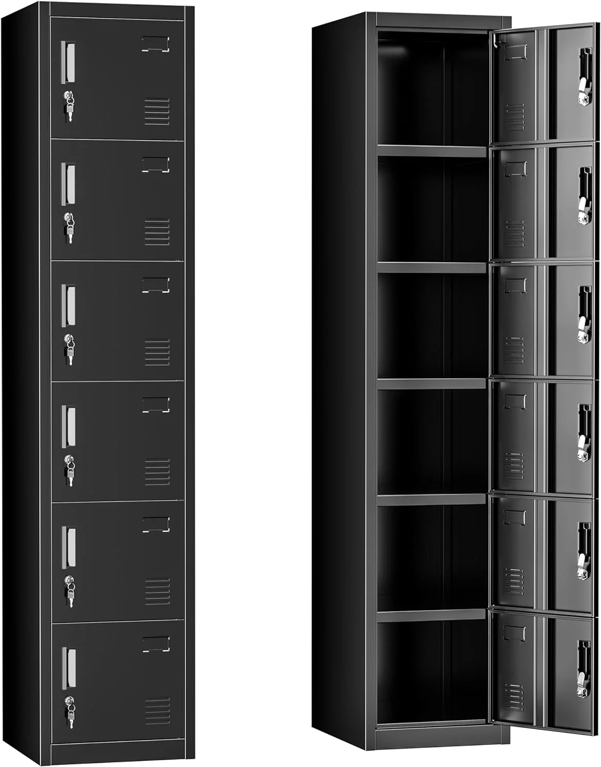 Metal Locker for Office Storage Locker Employees Locker for School Gym Lockers Corridor Locker 6 Tier 6 Door