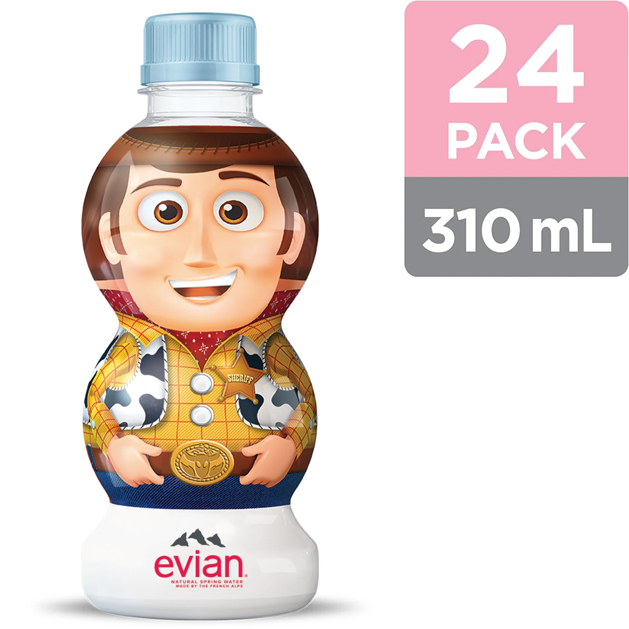 evian Natural Spring Water, 10.48 Fl Oz, 24 Count Bottles