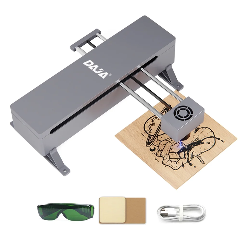 Engraving Machine,With 150x150mm Work Area 0.01 Eye 150x150mm Work Area Work Area 0.01 Dj7 5w Semiconductor Suitable Wood Leather Wood Leather Metal Rookin Mizuh And Daja And Daja 5w Huiop