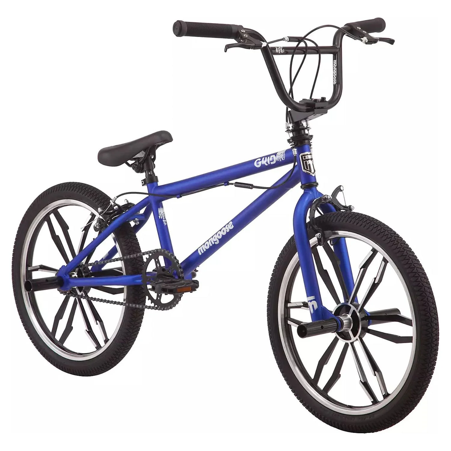 Mongoose Grid Boy's Freestyle Bicycle Mag, Blue