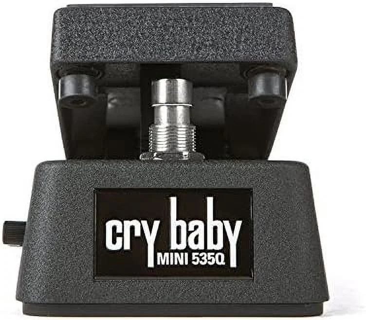 Dunlop CBM535Q Cry Baby Q Mini Wah Effects Pedal Bundle With Dunlop ECB-003 9-Volt Adapter