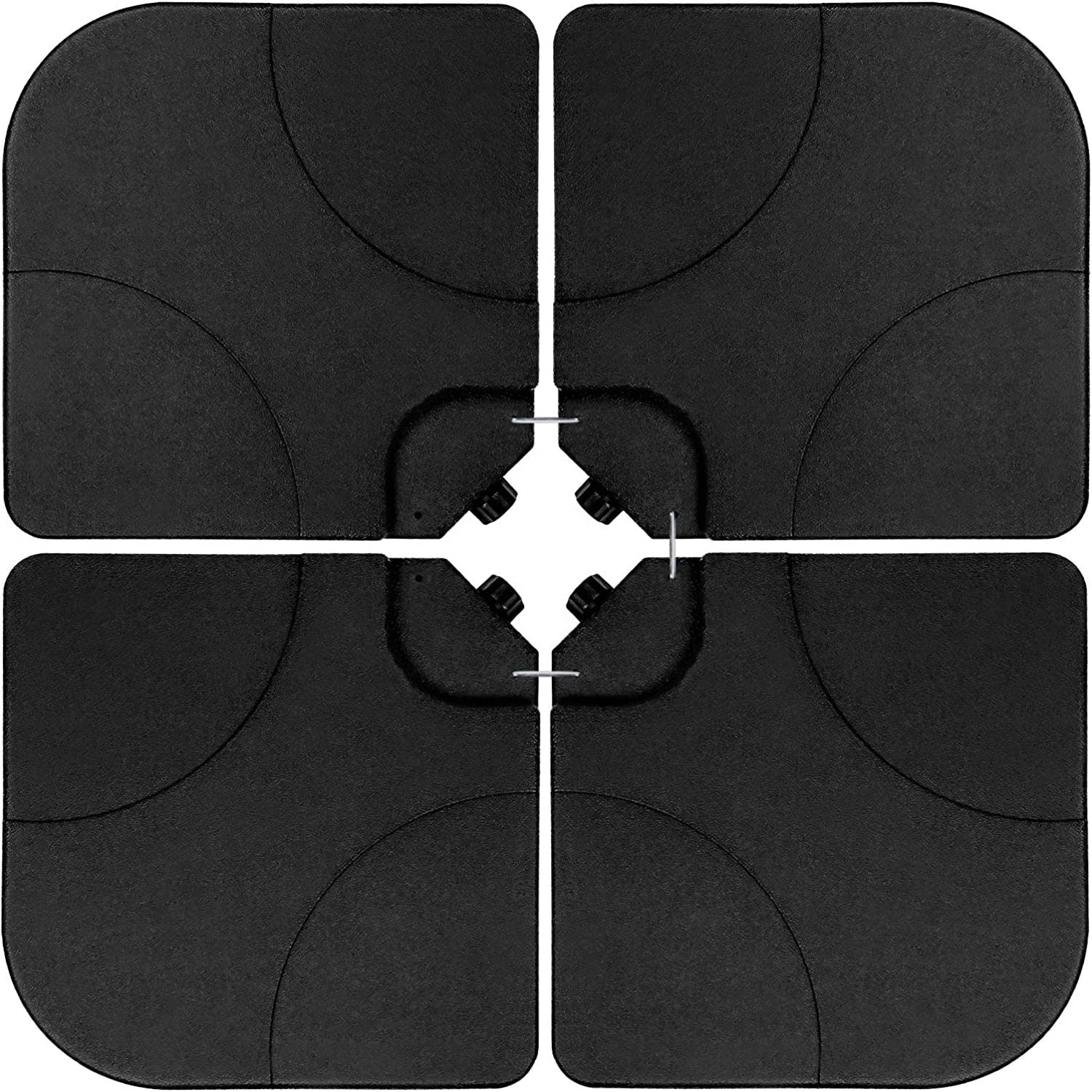 Heavy-Duty Cantilever Offset Umbrella Stand Weight Set - 4pcs - 20.28 - Secure your umbrella with style and ease!