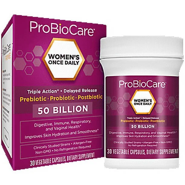 Women's Once Daily Probiotic - Digestive Health - 50 Billion CFUs (30 Capsules)