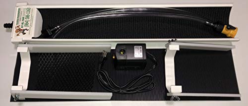 Gold Mining Fine Gold Recovery Mini Sluice Box with Pump, Gold Stop Mat, V Mat and Legs.