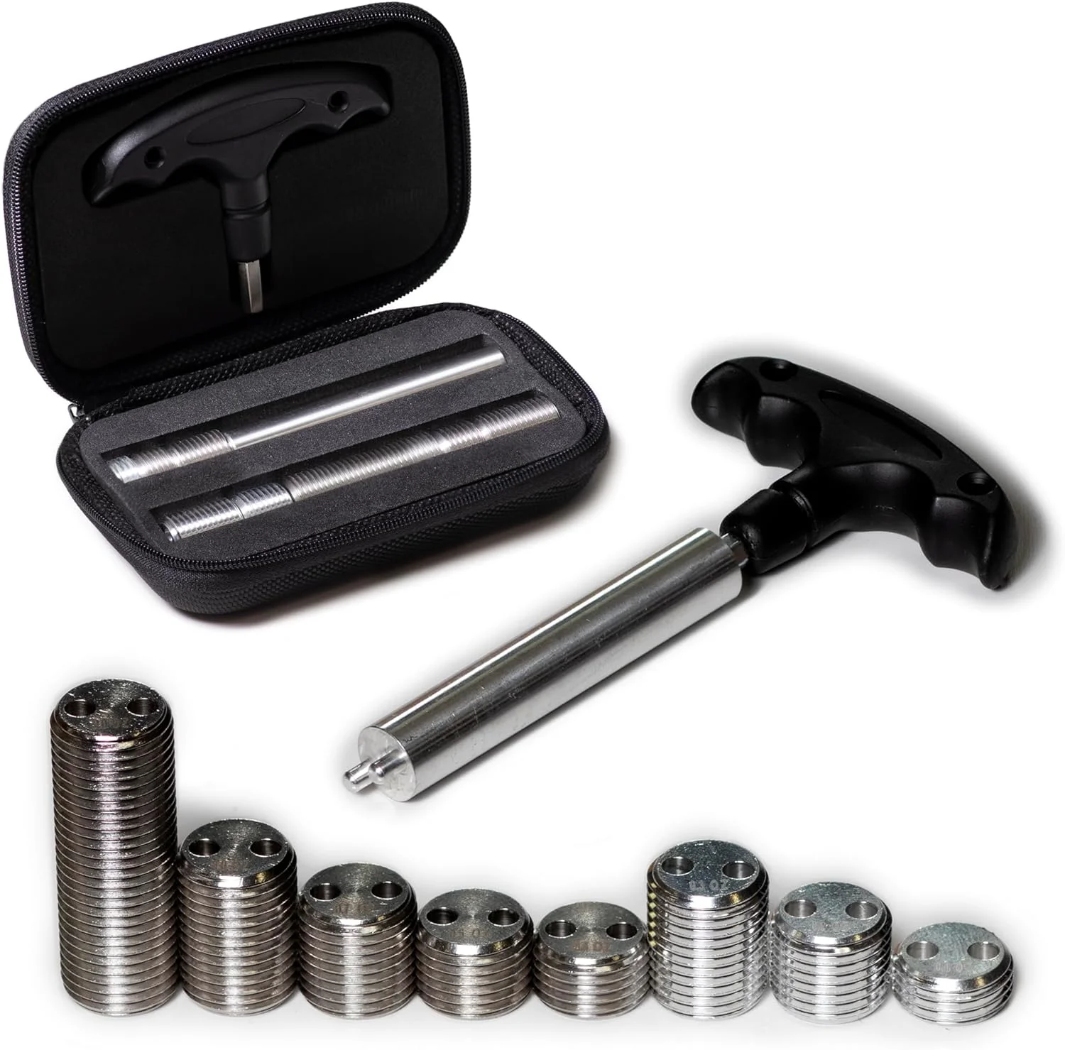Weight Kit For Predator Pool Billiard Cues: 8 Weight Bolts + Tool With Detachable Handle