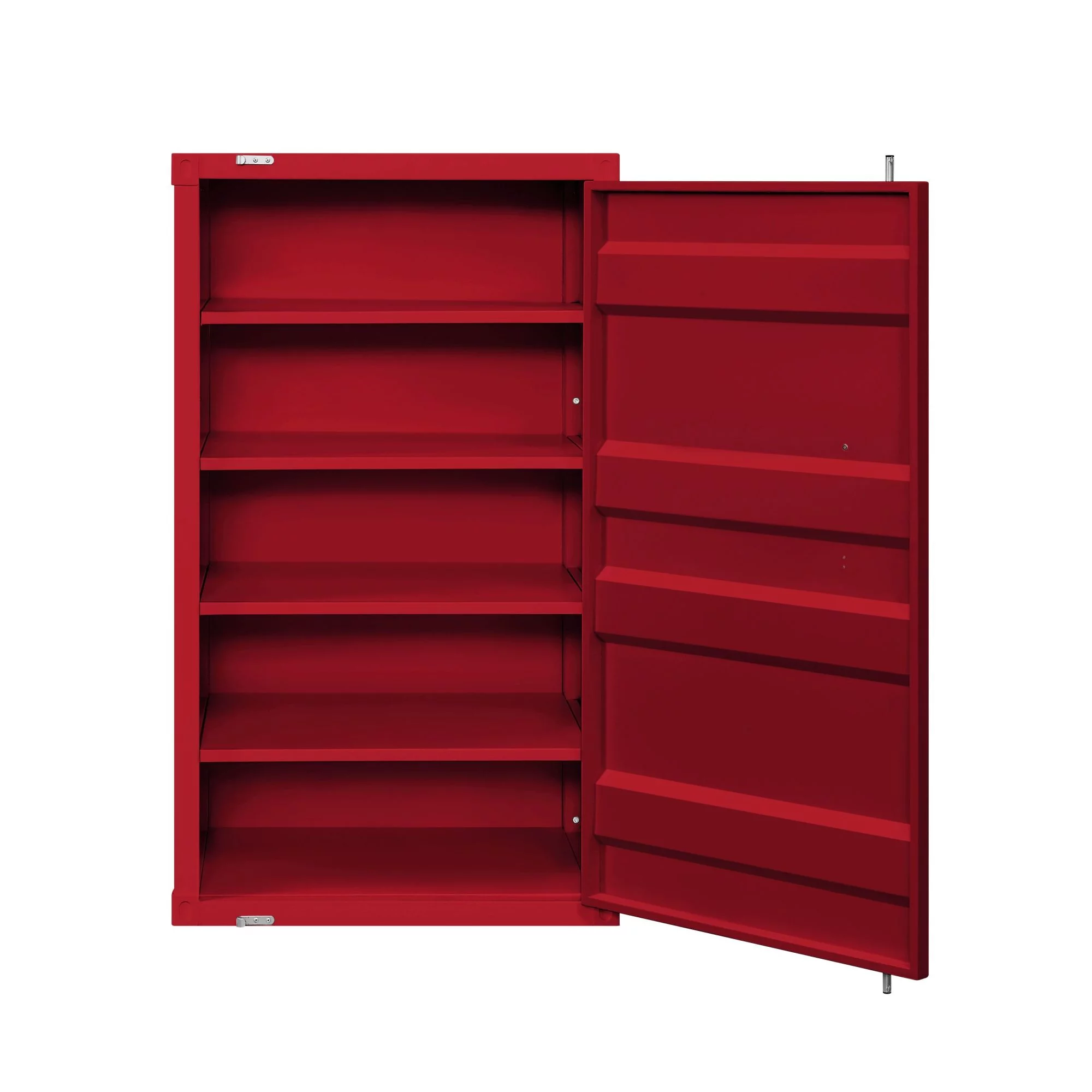 Miekor Furniture Cargo Chest (Single Door), Red