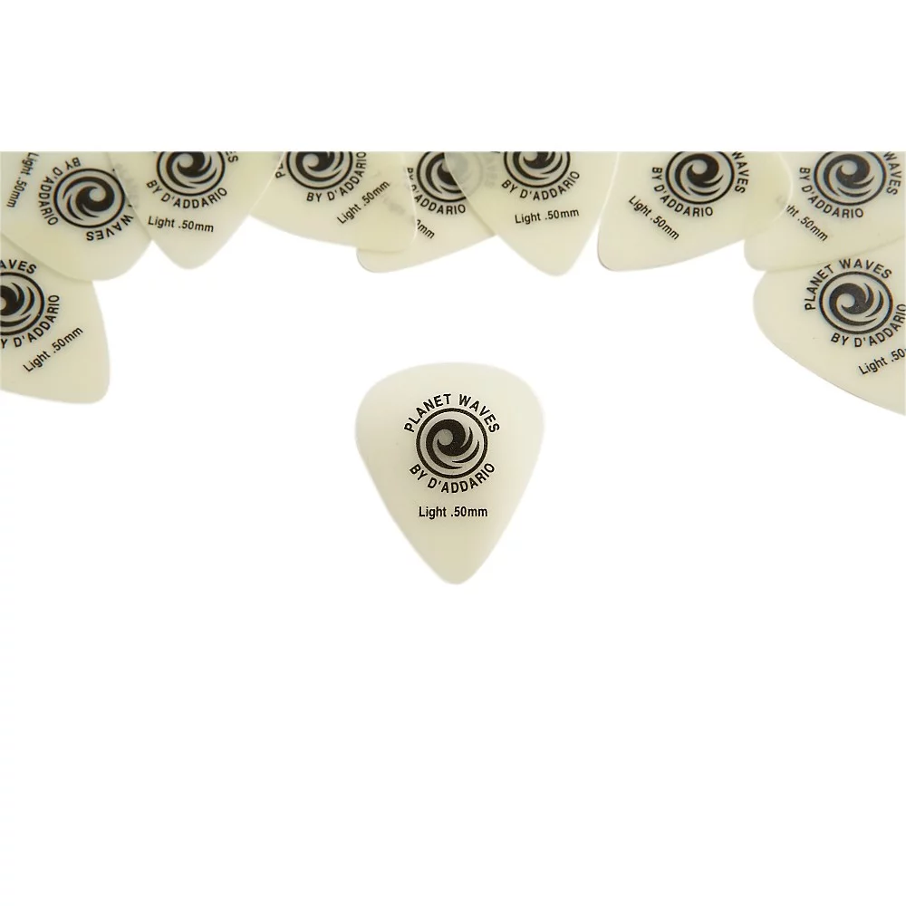 D'Addario Planet Waves Cellu-Glow Guitar Picks Light 25 Pack