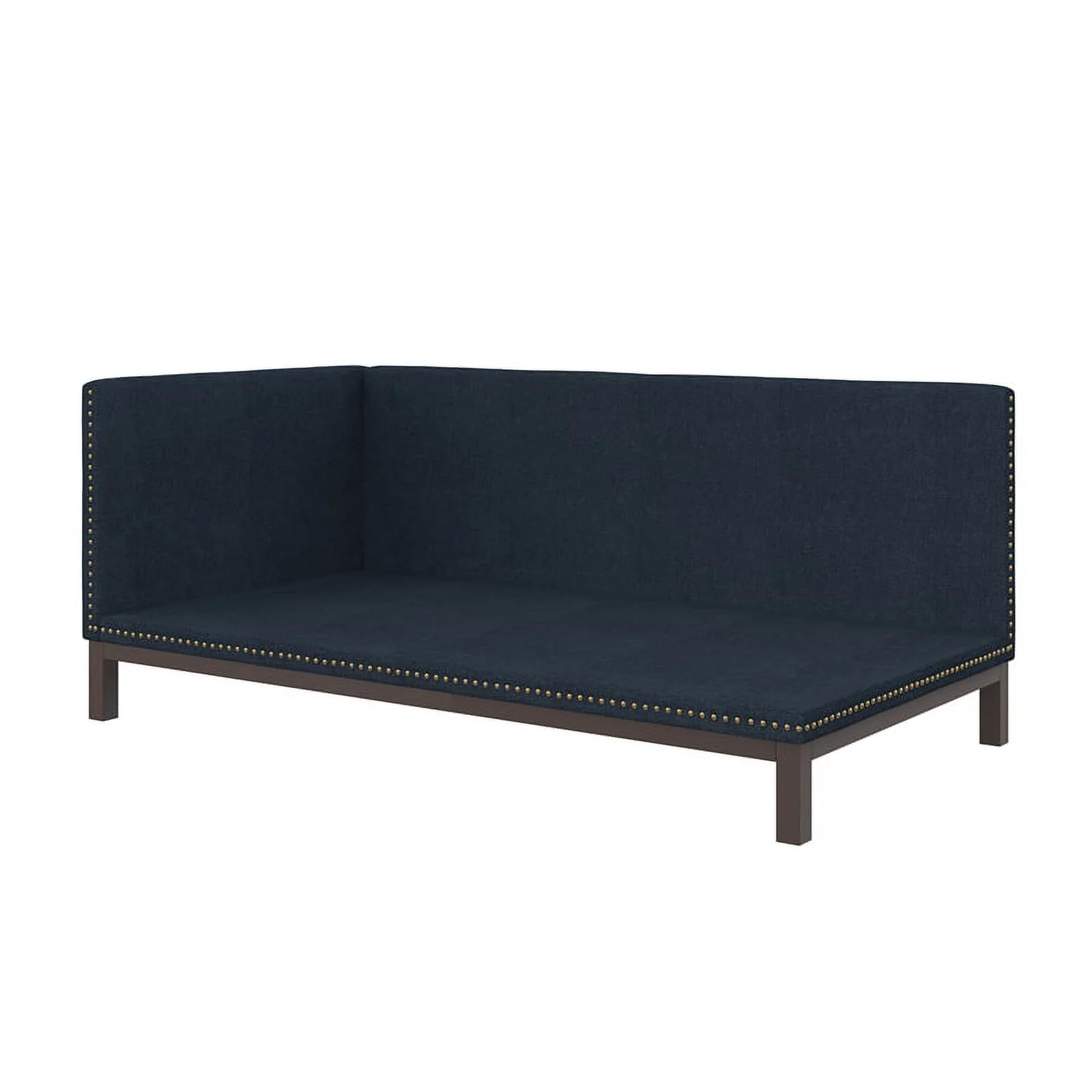 DHP Dale Upholstered Daybed Twin in Blue Linen