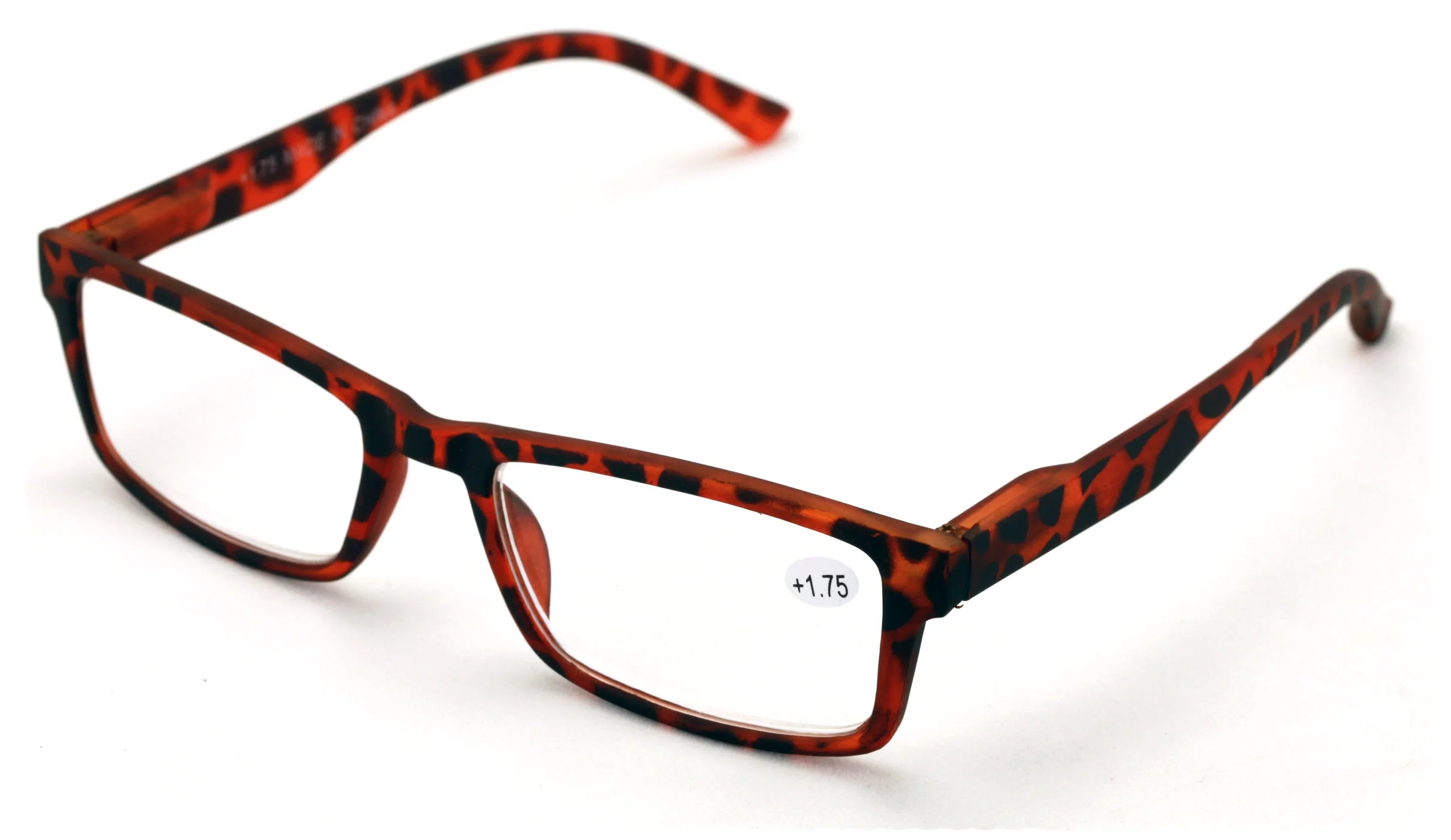 3 Pairs Lightweight Rectangular Unisex Readers with Spring Hinge - Soft Matte Reading Glasses - Spring Hinge