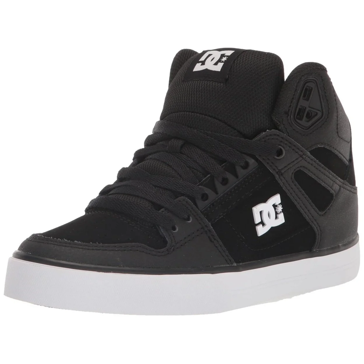DC Shoes Mens Pure High-Top Shoes Black/Battleship - ADYS400043-BTT 13 BLACK/BATTLESHIP