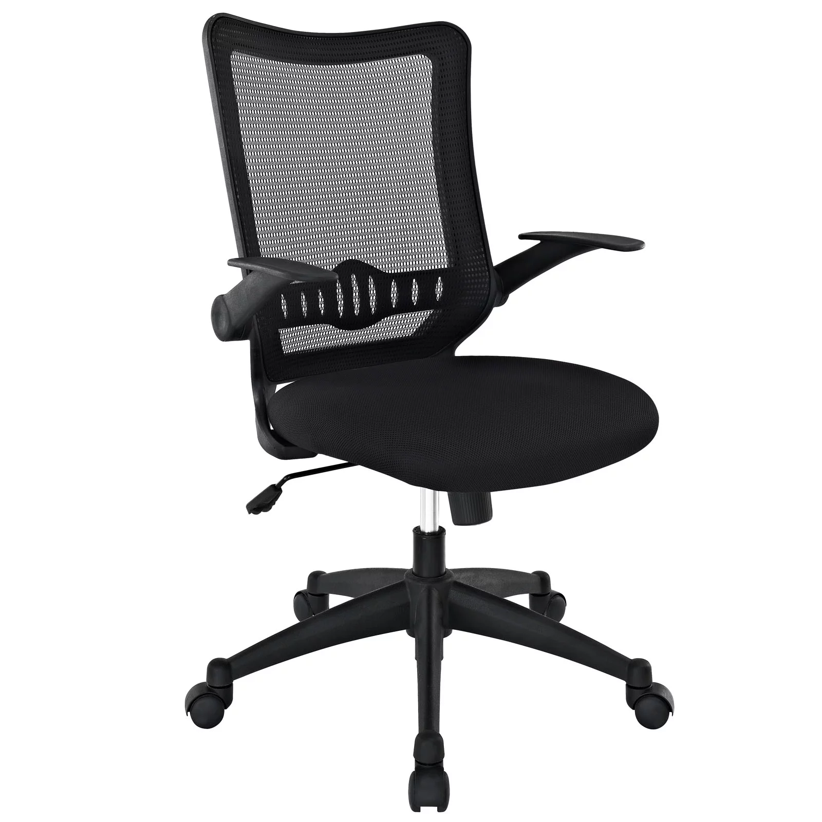 Modway Explorer Mid Back Mesh Office Chair in Black