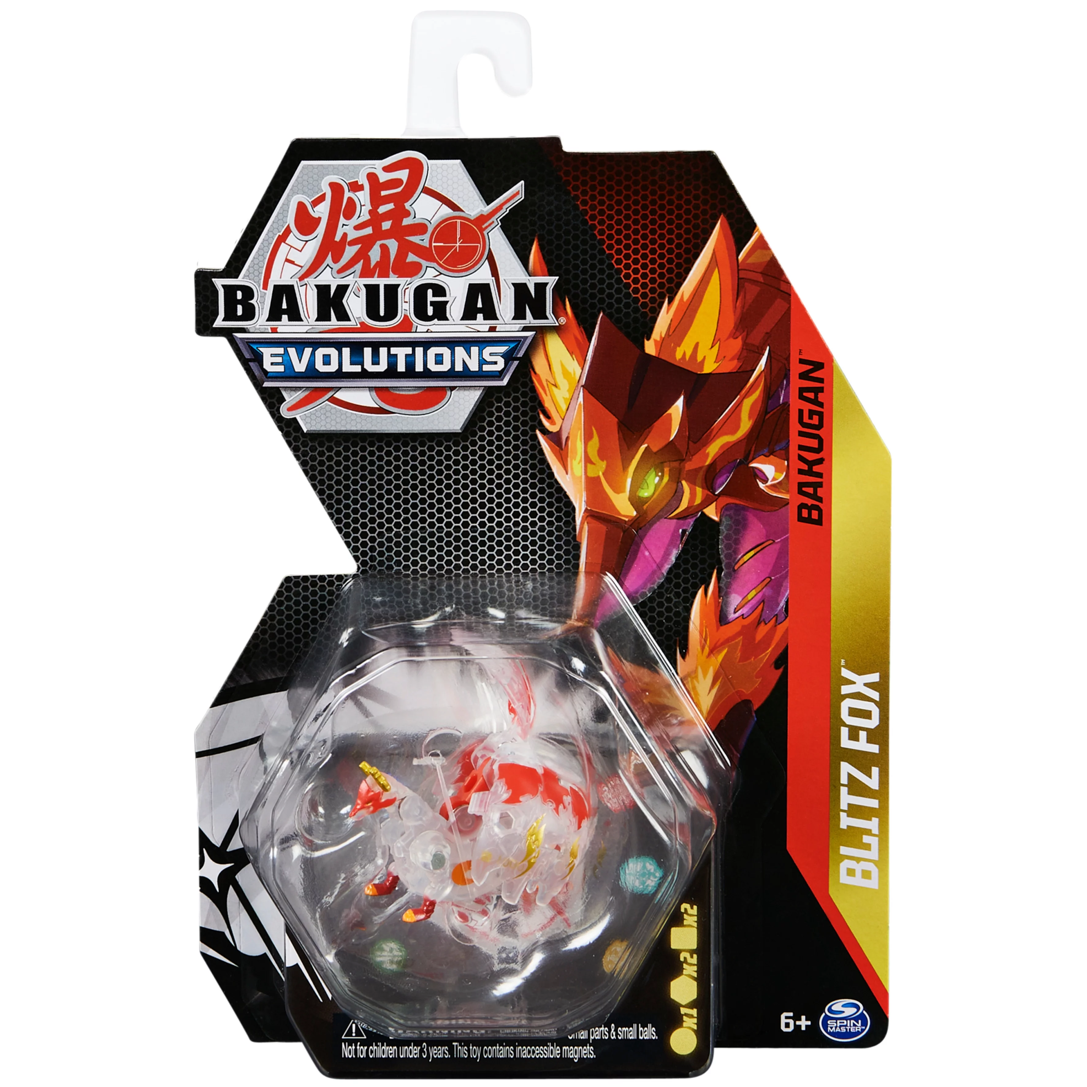 Bakugan Evolutions, Blitz Fox (Diamond) Bakugan and Trading Card