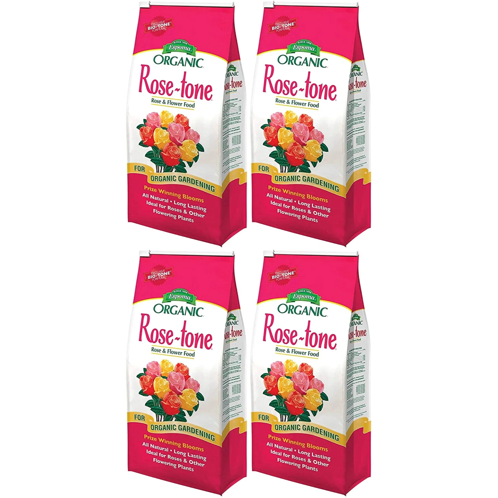 Espoma RT4 4-Pound Rose-Tone 4-3-2 Plant Food - 4 Pack