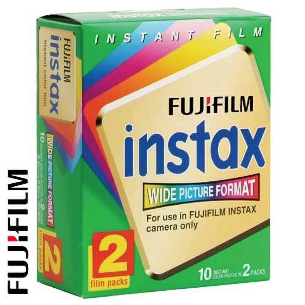 Fujifilm Instax Wide Instant Film 10 Twin Packs 200 Sheets 03/2017 16385995