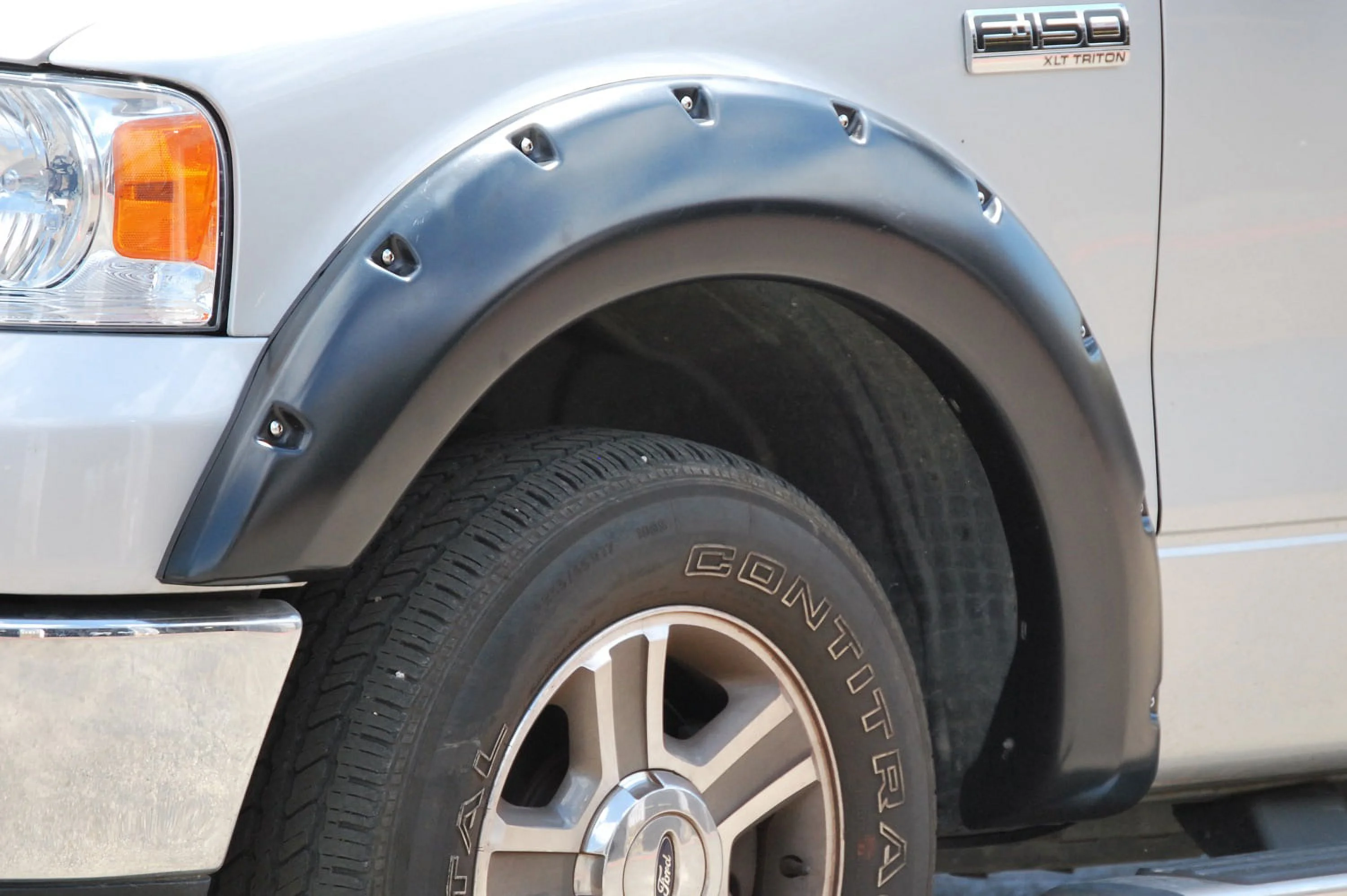 Lund By Realtruck RX310Ta Elite Series Black Rivet Style Textured Front Fender Flare - 2 Piece