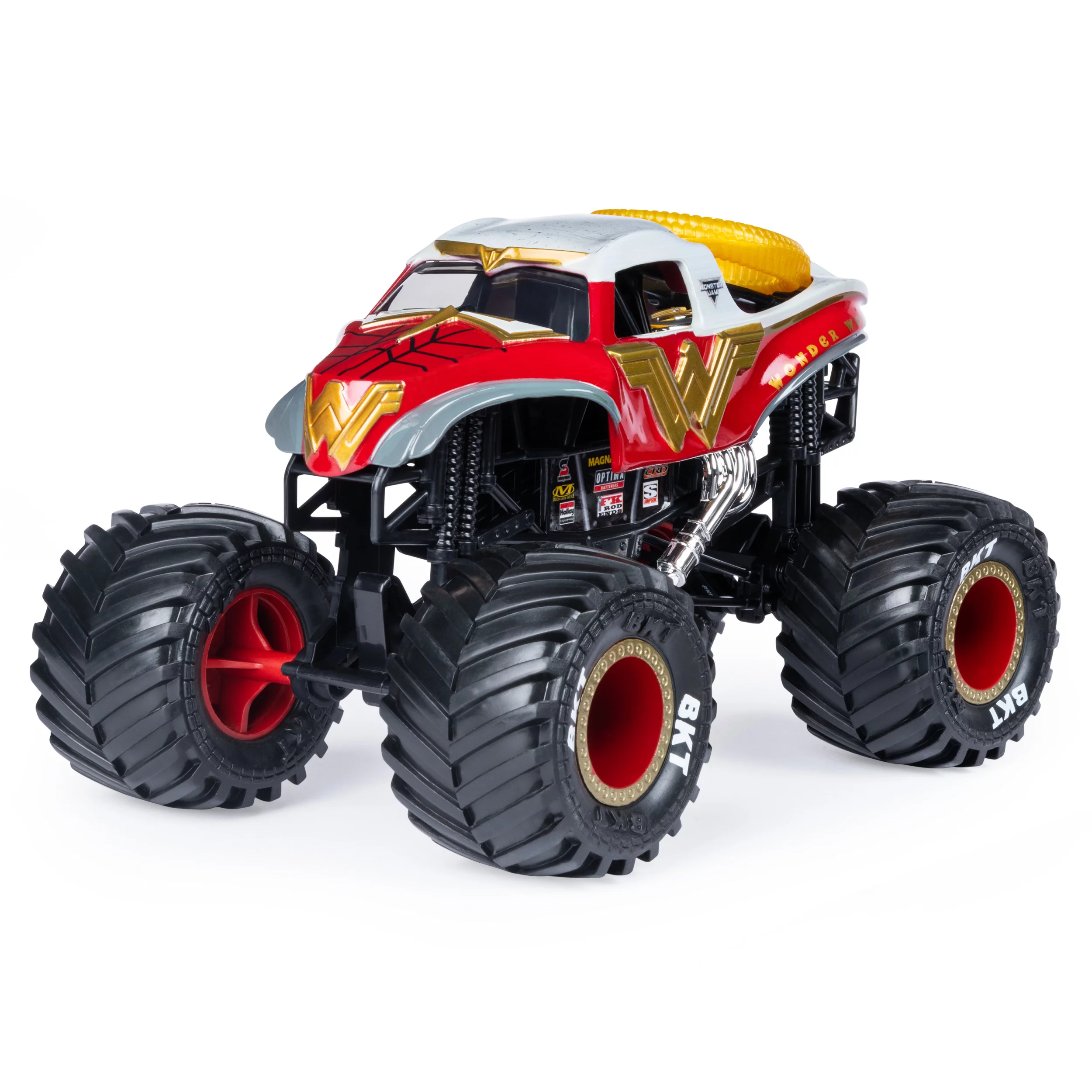 Monster Jam, Official Wonder Woman Monster Truck, Die-Cast Vehicle, 1:24 Scale