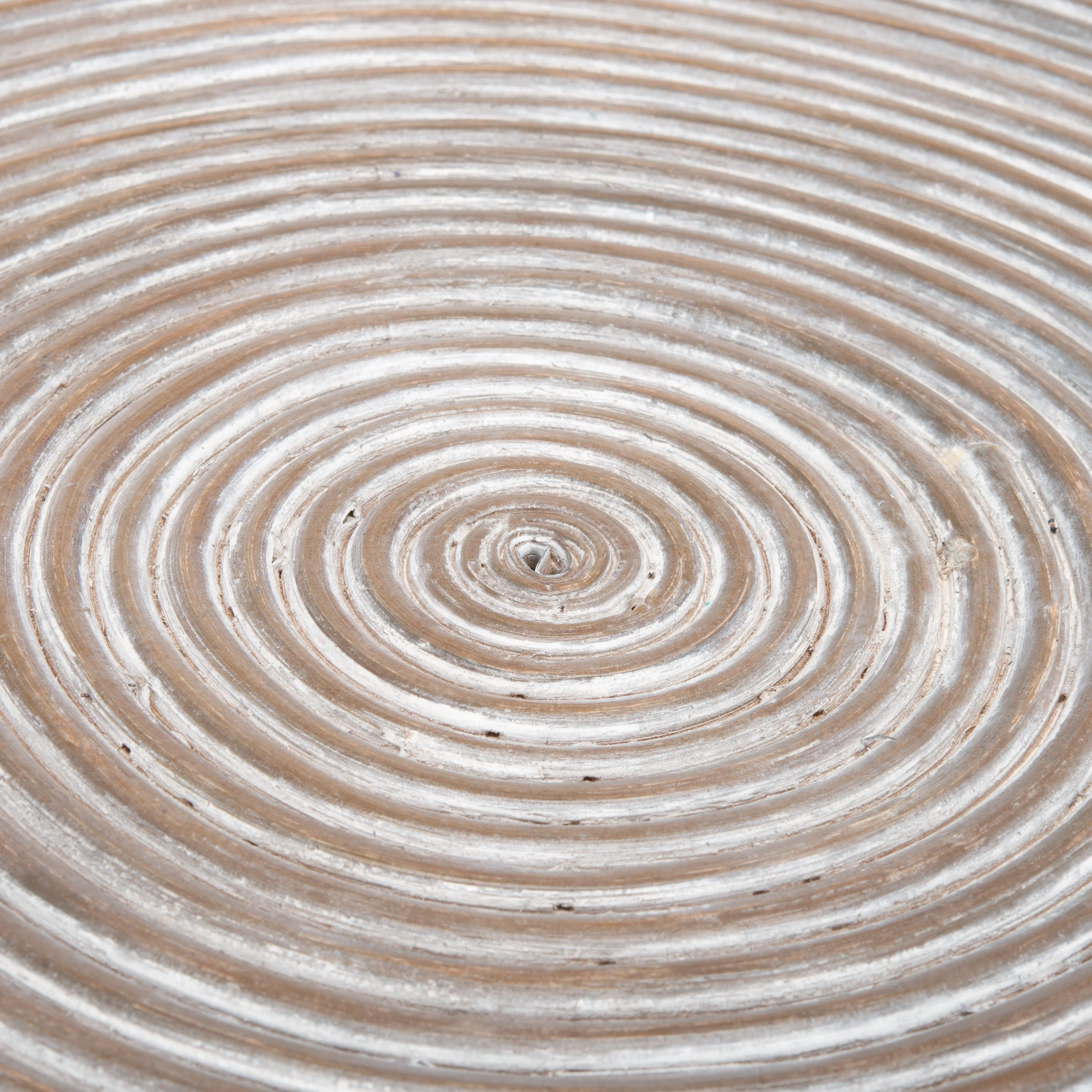 SAFAVIEH Cristina Round Metal Coffee Table, Grey White Wash