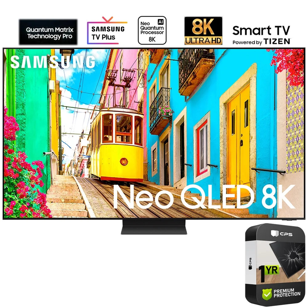 Samsung QN65QN800DFXZA 65 Inch Neo QLED 8K Smart TV 2024 Bundle with 1 YEAR CPS Enhanced Protection Pack