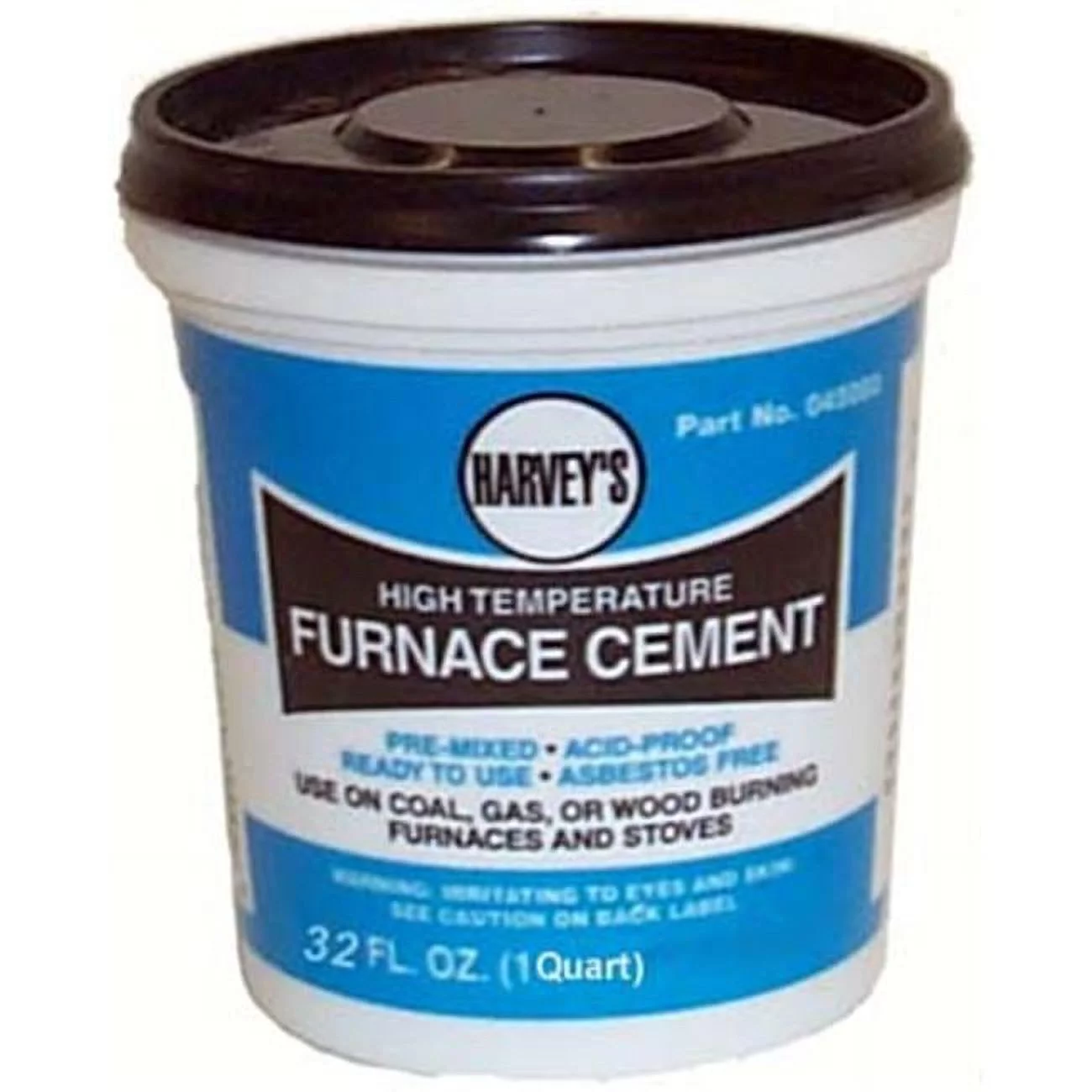 Wm Harvey Co 1 Quart Non-Asbestos Furnace Cement  045105
