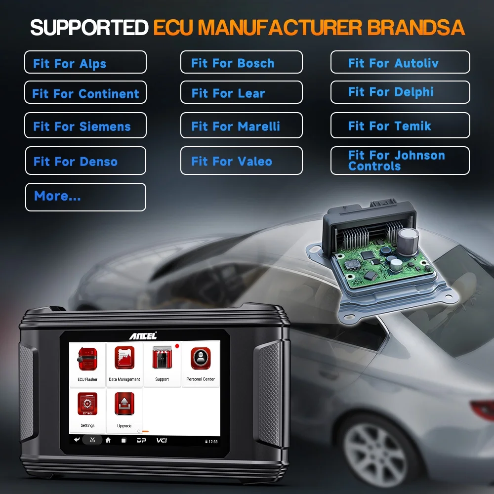 ANCEL EC500 Automotive ECU Cloning ECM System Module