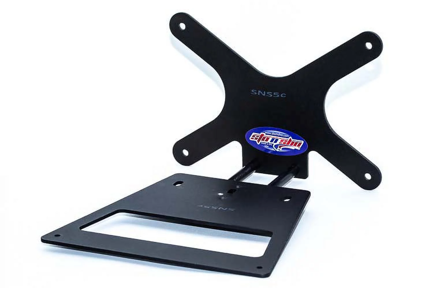 STO N SHO Front License Plate Bracket Compatible with 2012 Ford Mustang Boss 302/ 2010-2012 California Special (SNS5c)