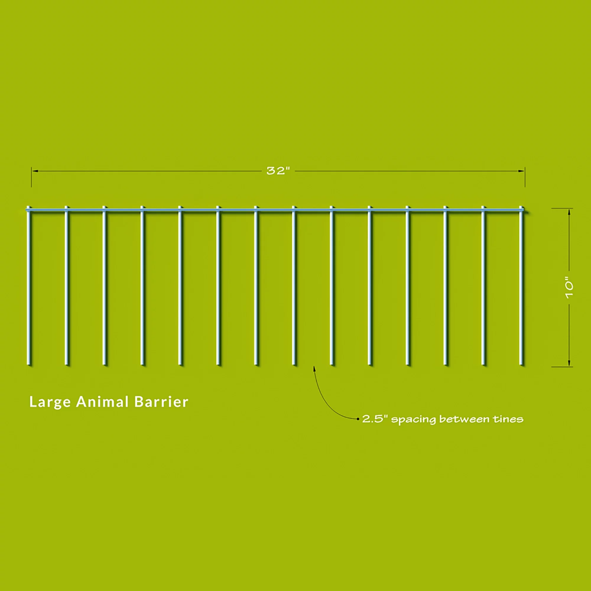 Dig Defence 25 Pack No-Dig Large Animal Barrier Fence 10