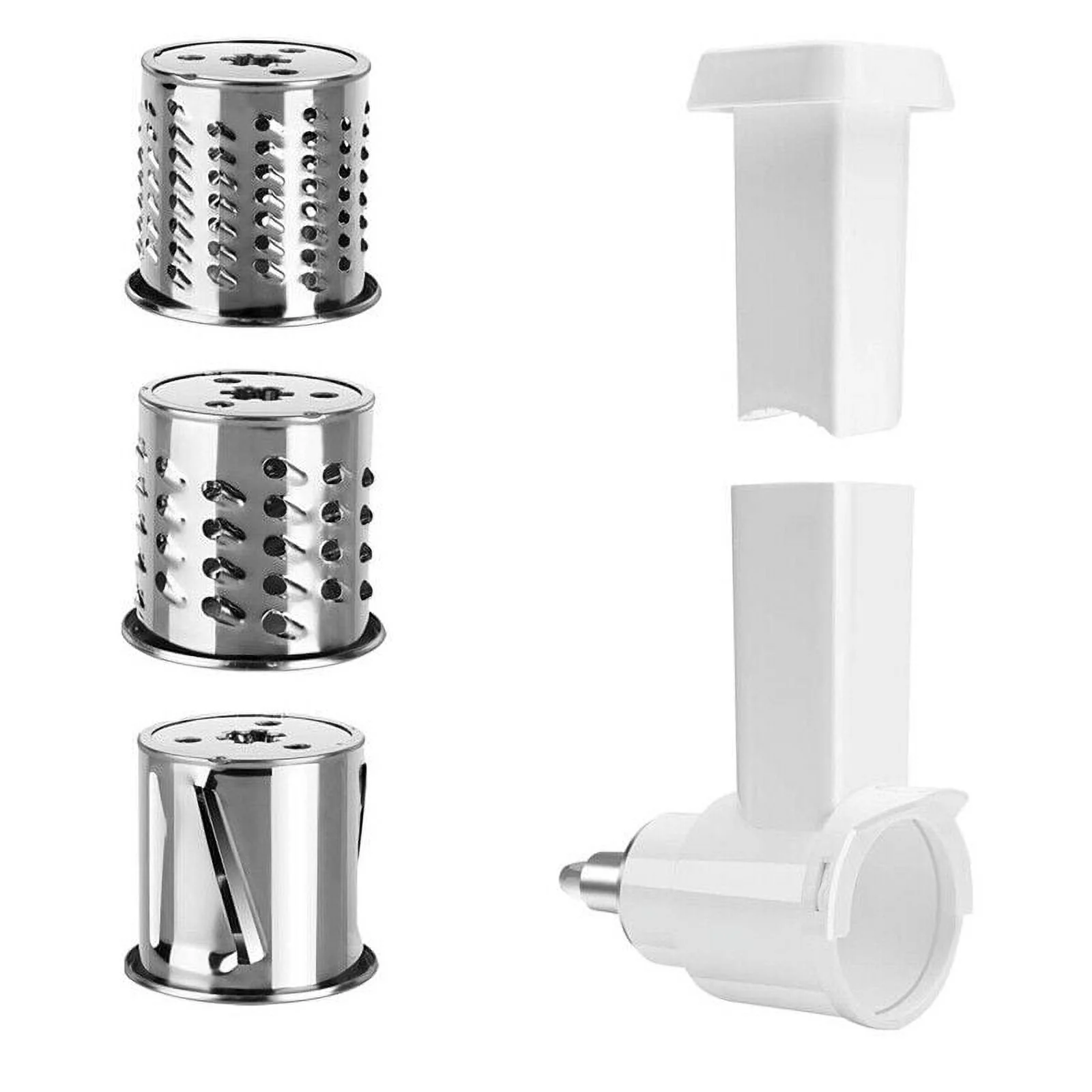 JahyShow 3-in-1 KitchenAid Stand Mixer Attachment - Fresh Prep Slicer/Shredder Kit
