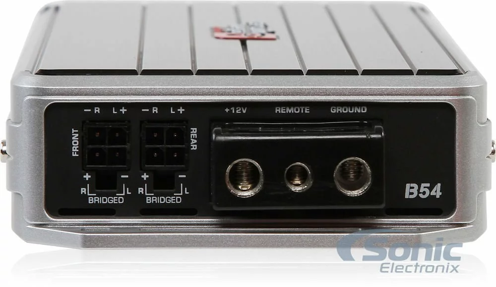 Cerwin Vega B54 + Free Belva 4 Gauge Amp Kit 1200W 4-Channel Bomber Series Class D Amplifier