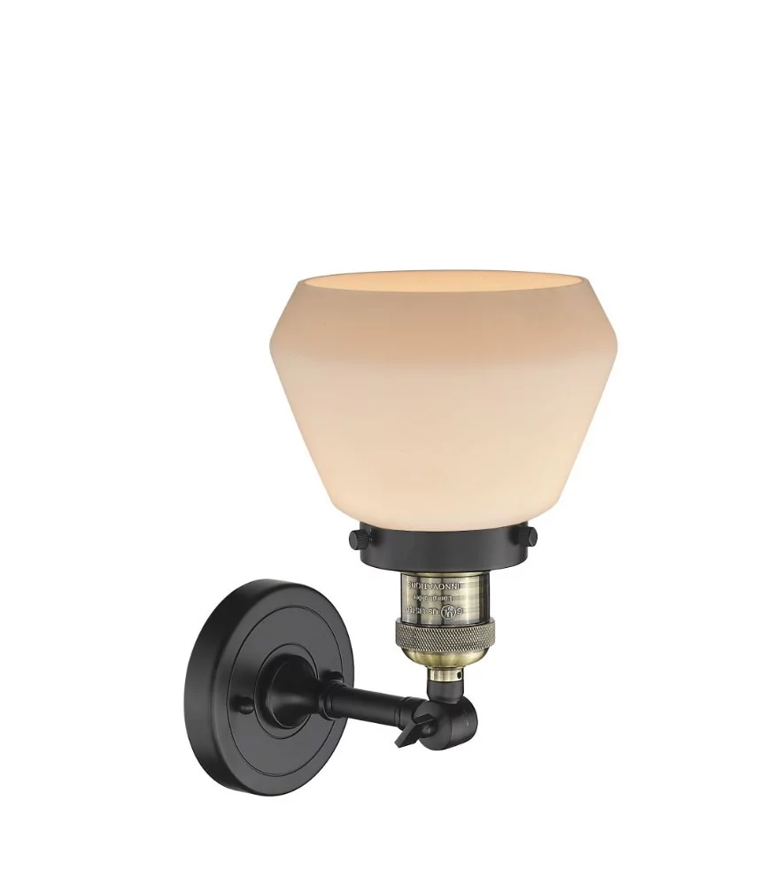 Innovations 203SW-SG-G172 Fulton 1 Light Sconce part of the Franklin Restoration Collection, Satin Gold