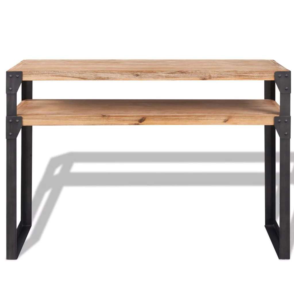Andoer Console Table Solid Acacia Wood 47.2