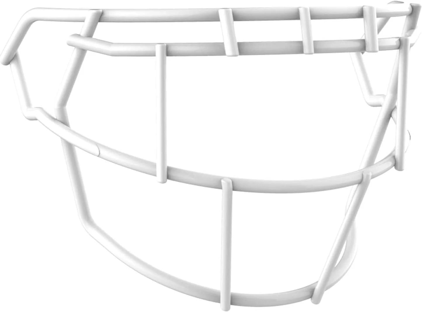 Schutt F7 Varsity Facemask for F7 Football Helmets, F7 EGOP-NB-VC Facemask, White, Carbon Steel