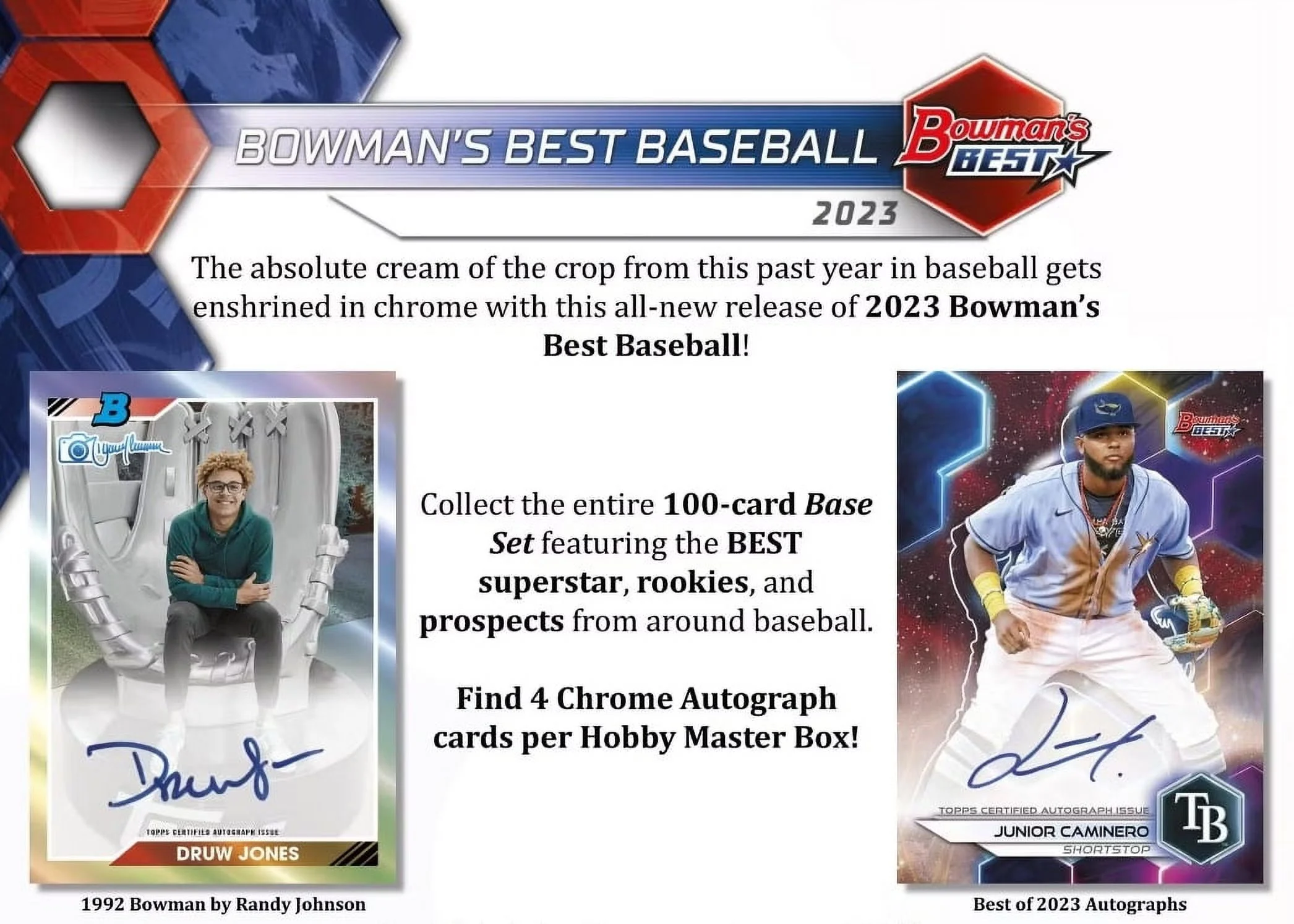 2023 Bowman's Best MLB Baseball Trading Card Hobby Box