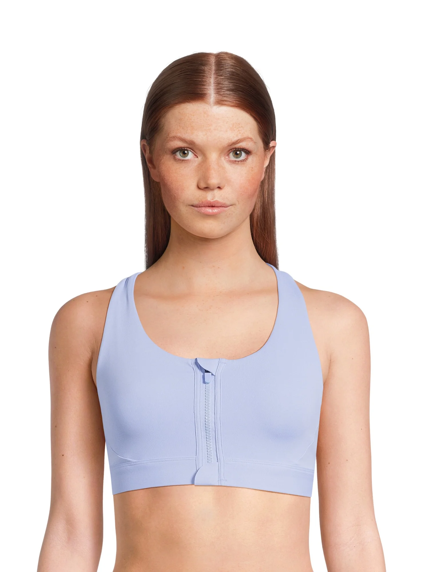 Avia Women's Medium Impact Zip Front Sports Bra, Sizes XS-XXXL