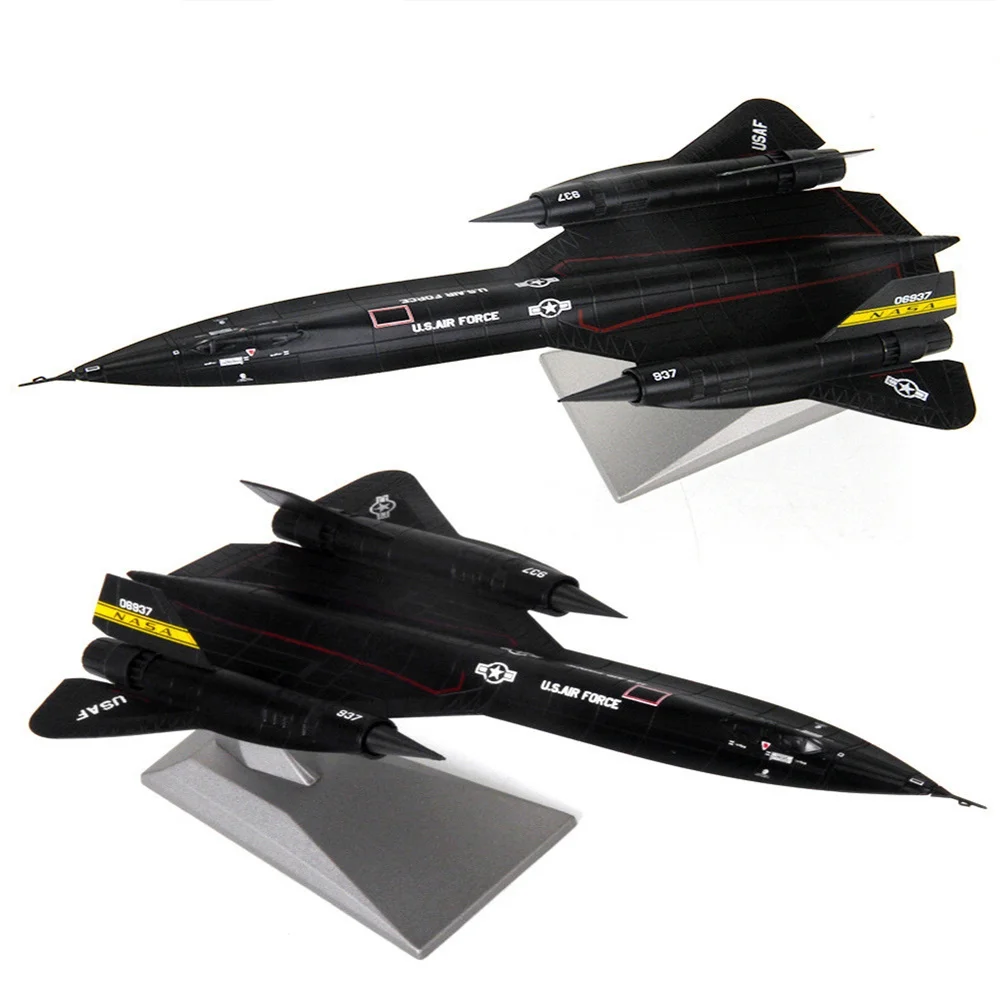 1:144 Blackbird SR-71 Reconnaissance Aircraft Alloy Aircraft Model Simulation Model Aircraft