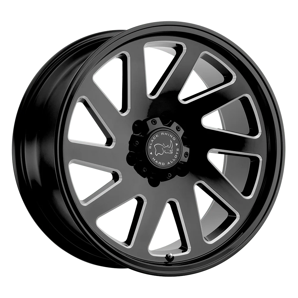 Black Rhino Cast Aluminum Rim BRTHR 17X9.5 5X5.0 G-BLK-MILL -18MM, 1795THR-85127B71