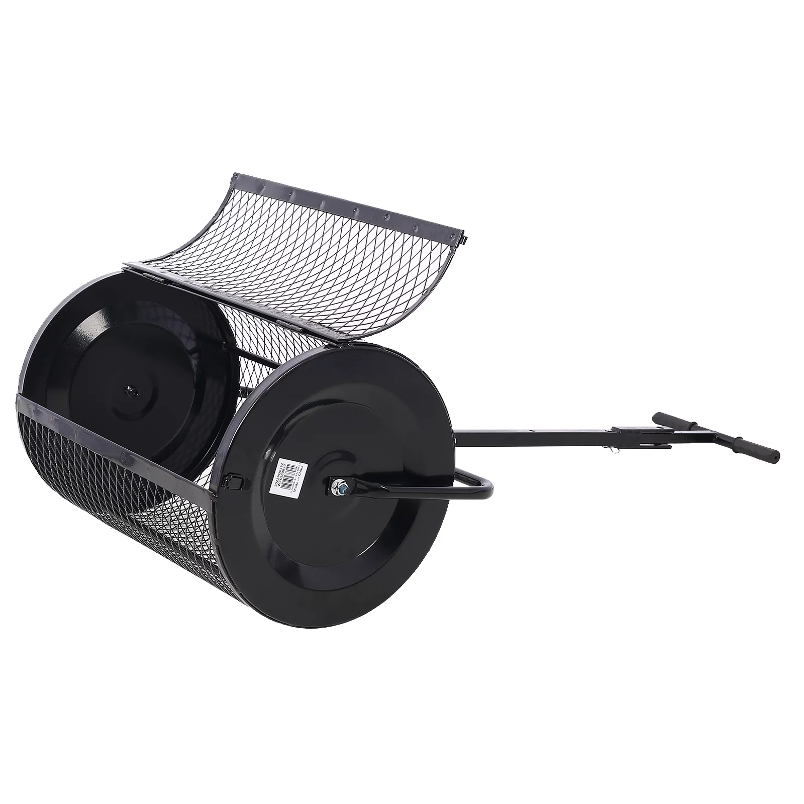 Peat Moss Spreader 36inch,Compost Spreader Metal Mesh,2 in 1 ATV and T shaped Handle for planting seeding,Lawn and Garden Care Manure Spreaders Roller