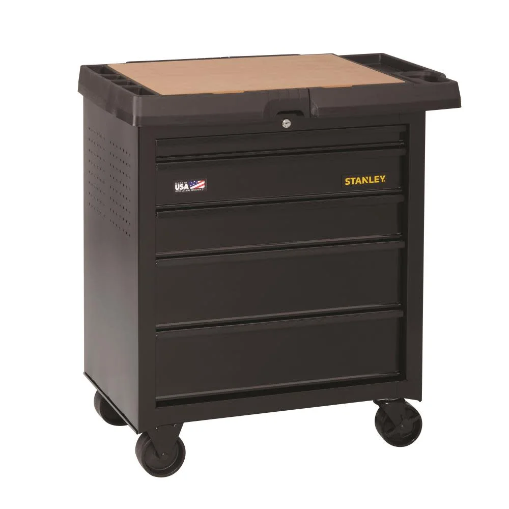 Stanley Products 100 Series, 31 in, 5-Drawer Mobile Workbench - 1 EA (680-STST23151BK)