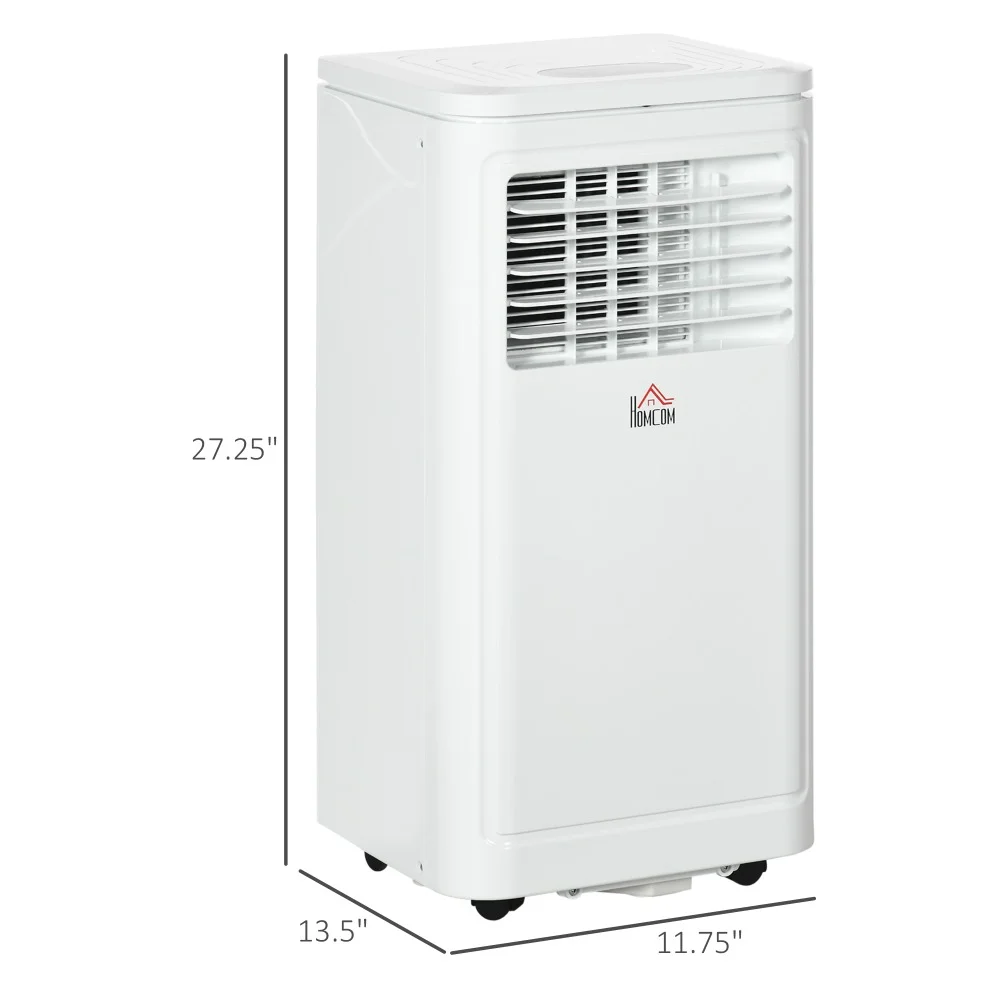 HOMCOM 8,000 BTU Portable Air Conditioner Evaporative Cooler, White