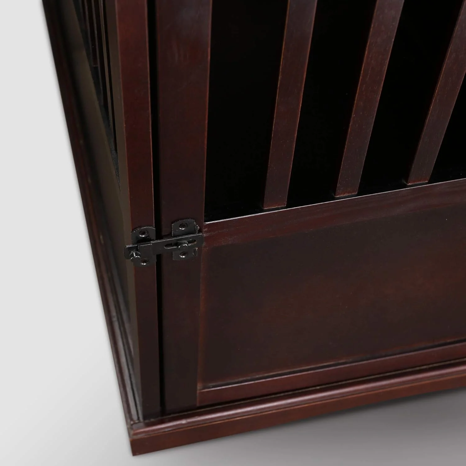 Wooden Large Pet Crate, End Table, Espresso, 24 X 36.5 X 29.5 In