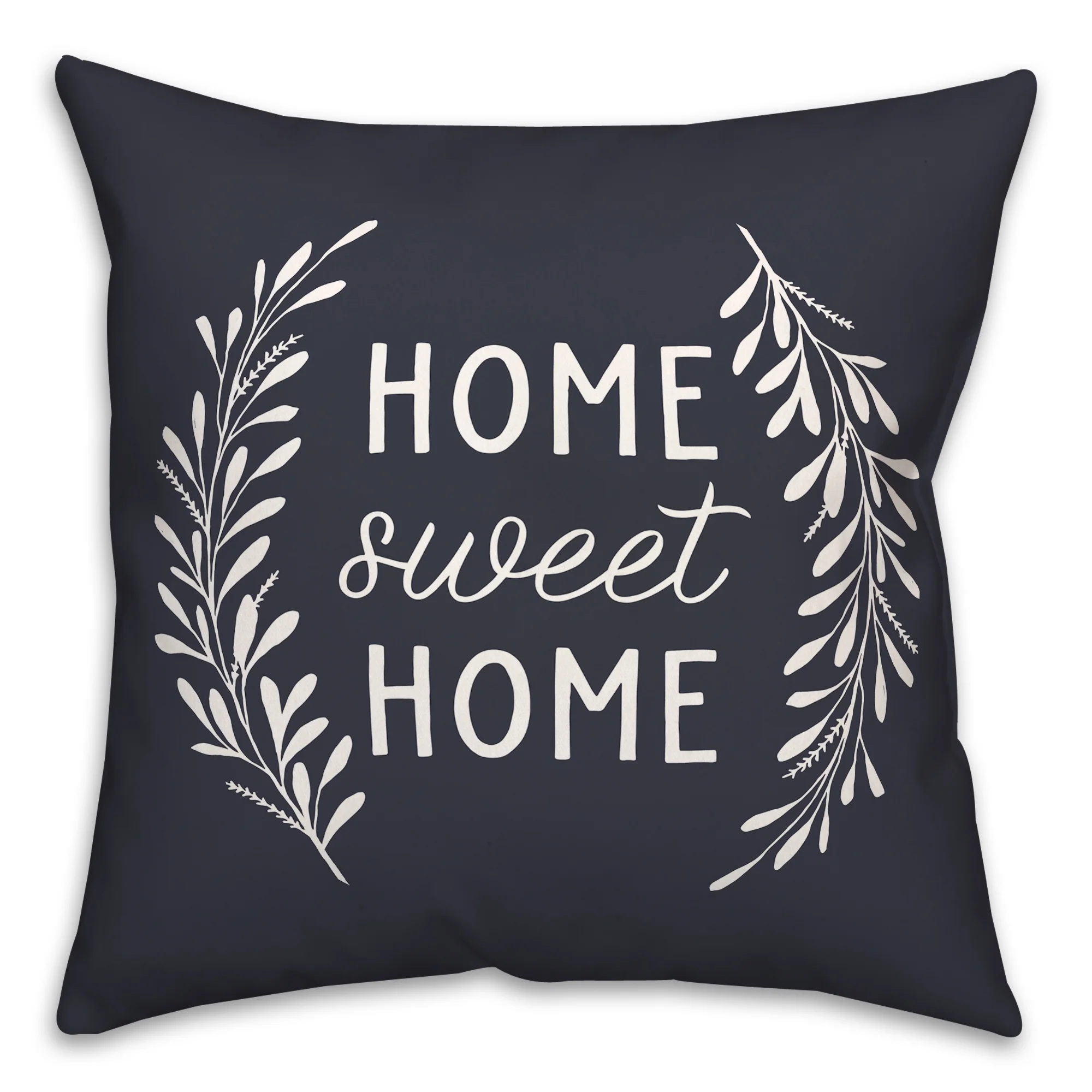 Creative Products Home Sweet Home Navy 18 x 18 Indoor / Outdoor Pillow