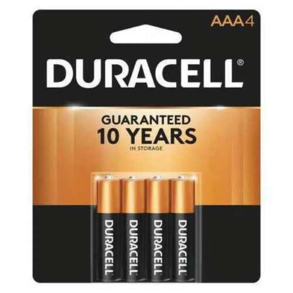 8 Count Duracell AAA Coppertop Alkaline MN2400 Batteries
