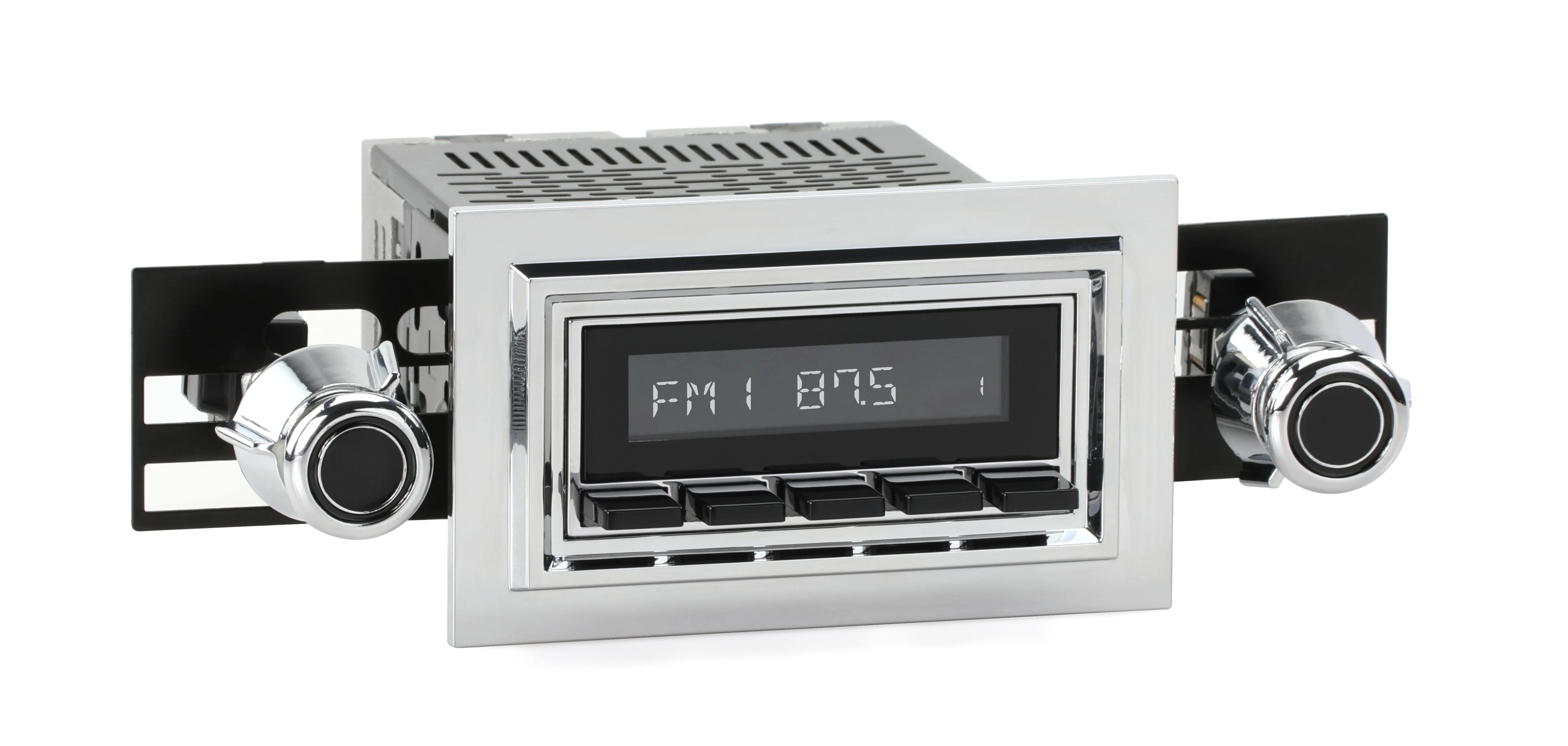 RetroRadio Compatible with 1977-79 Lincoln Continental Mark V Features Include Bluetooth, USB, AM/FM HCB-M2-121-55-75L3