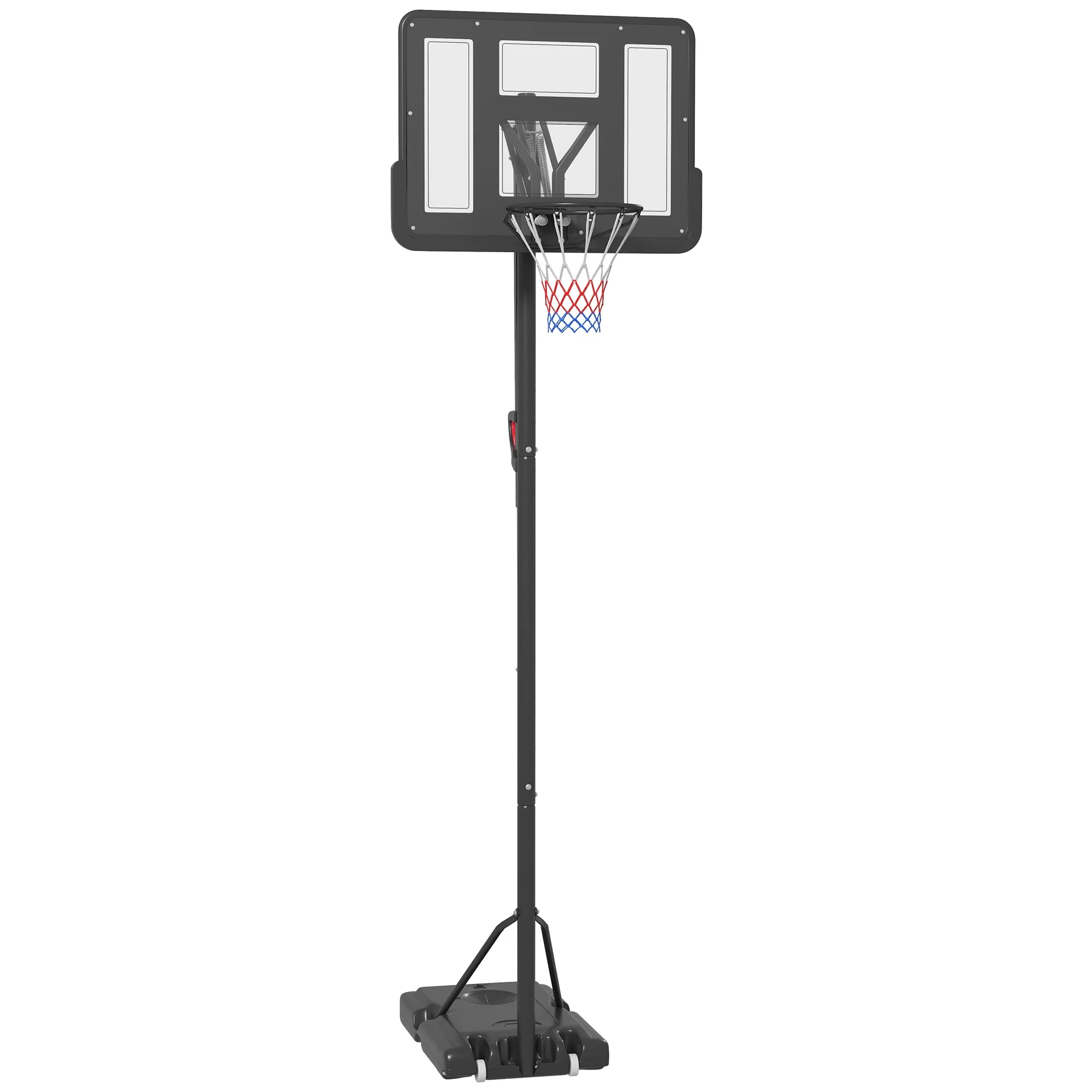 Soozier 7.7-10' Portable Basketball Hoop with 43
