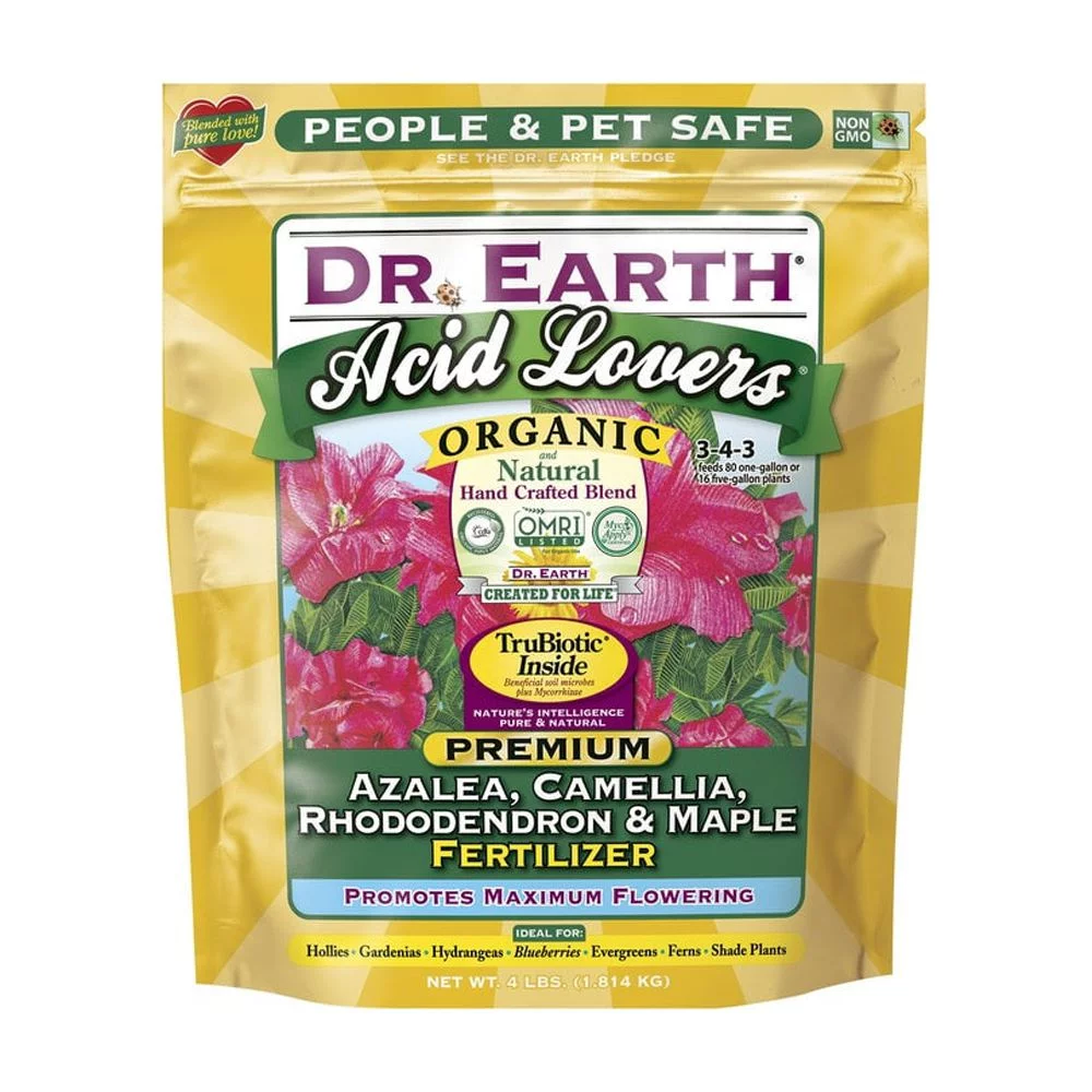 Dr. Earth 703P Acid Lovers Plant Food, 4 Lbs, Each