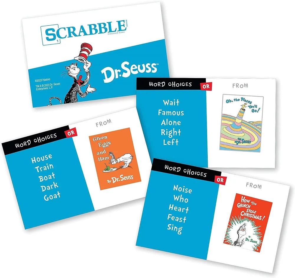 USAOPOLY Scrabble Dr. Seuss Edition Board Game