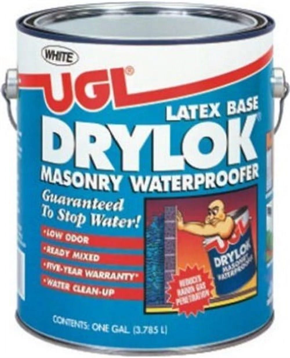 Drylok 27613 Masonry Waterproofing Paint, Latex Gray, 1-Gal. - Quantity 1