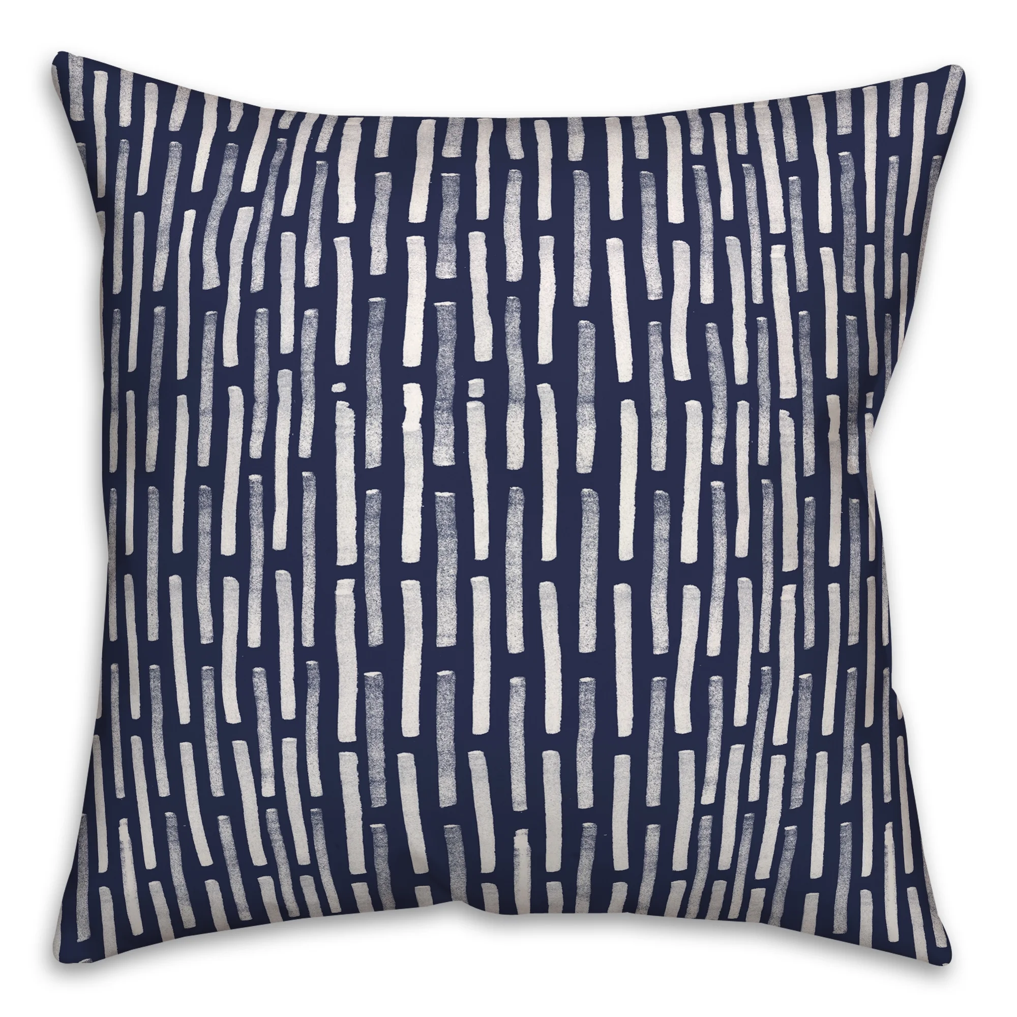 Creative Products Navy Lines 18 x 18 Indoor / Outdoor Pillow