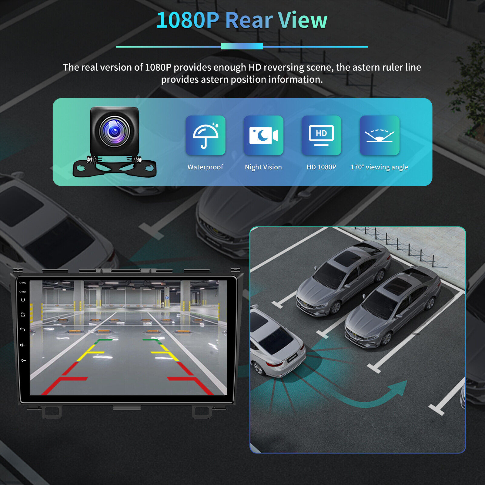 4+32G For Honda CRV 2007-2011 Carplay 9.2