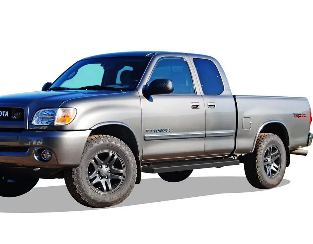 APS iBoard Running Boards 6 inches Matte Black Compatible with Toyota Tundra 2000-2006 Access Cab Stainless Steel (Nerf Bars Side Steps Side Bars)
