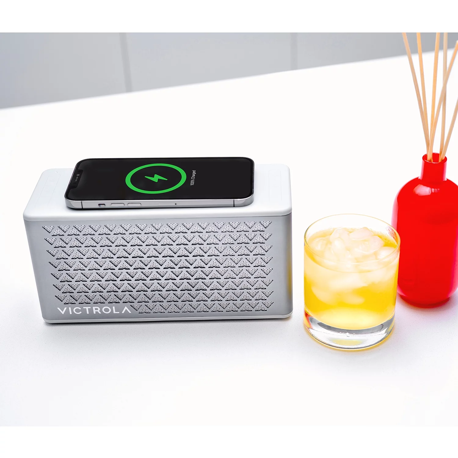 Victrola Music Edition 2 Tabletop Bluetooth Speaker - Silver